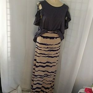 LOFT Tie Dye look skirt